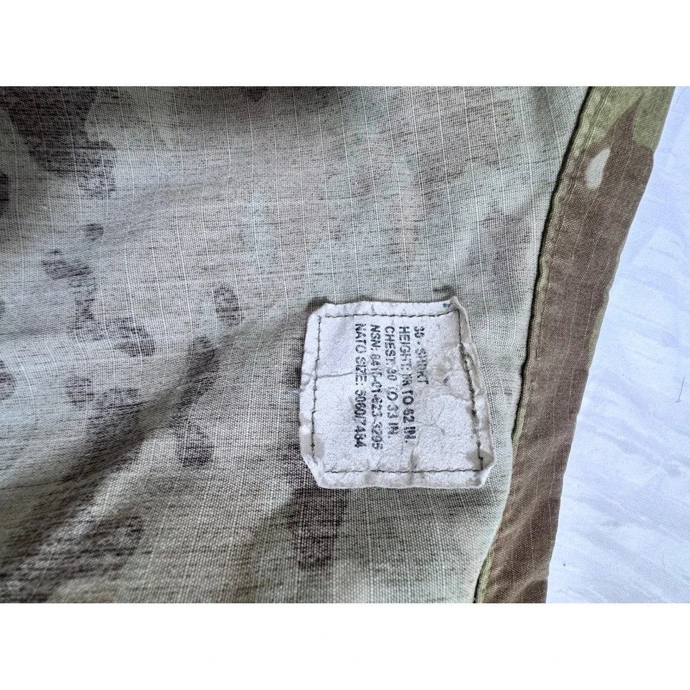 US Military OCP Multicam Camouflage Army Combat Uniform ACU Jacket‎ Coat 30S